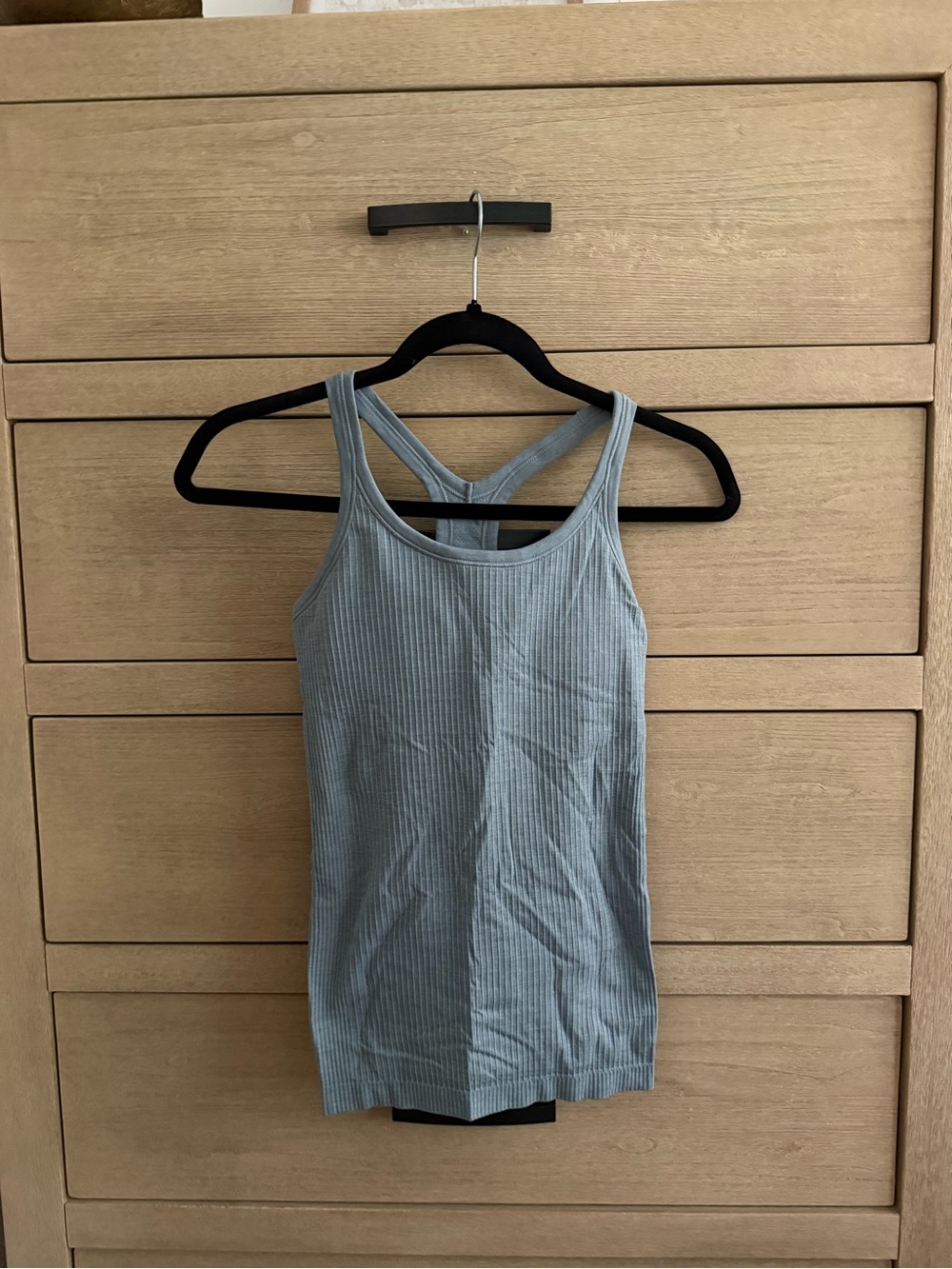 Lululemon Ribbed Racerback Tank Top in Slate Blue